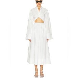 Ronny Kobo Renza Skirt in Optic White - Sold Out!